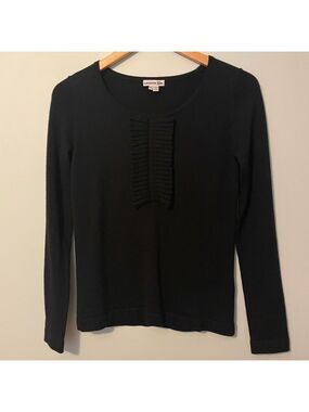 Lacoste Black Wool Blend Sweater Size Small